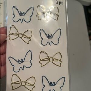 Bow & Butterfly Paperclips
